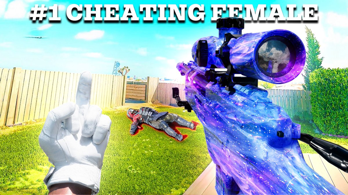 NEW YOUTUBE VIDEO :) go run the likes up+ 30+ min video! 

Everyone Thinks This FEMALE SNIPER is CHEATING...
youtu.be/z1iUJiTQ2qY