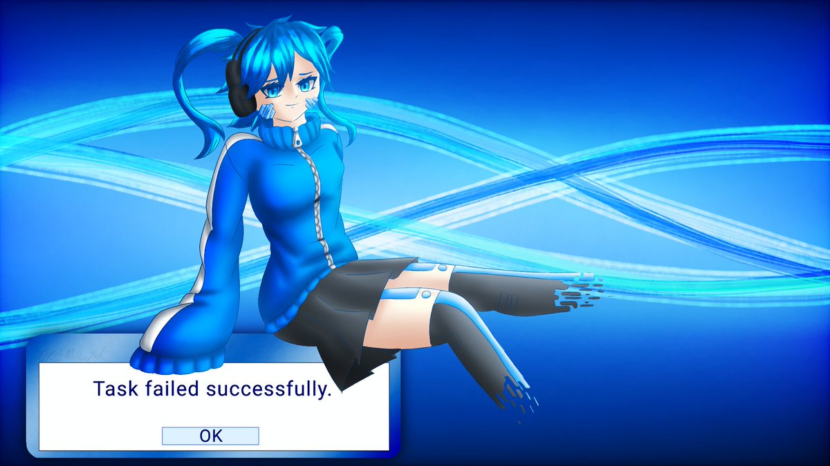 OkamiLyn's tweet photo. ENE for this August 15th

#art #BRart #KagePro #kagerouproject #mekakucityactors #anime #fanart #blue https://t.co/bSURosdxqE