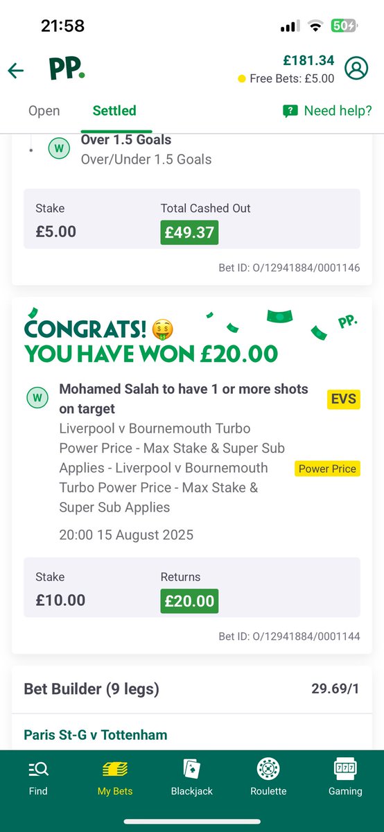 jpearch17's tweet photo. @AndyRobsonTips Fuck yea https://t.co/0vYFokk2ua