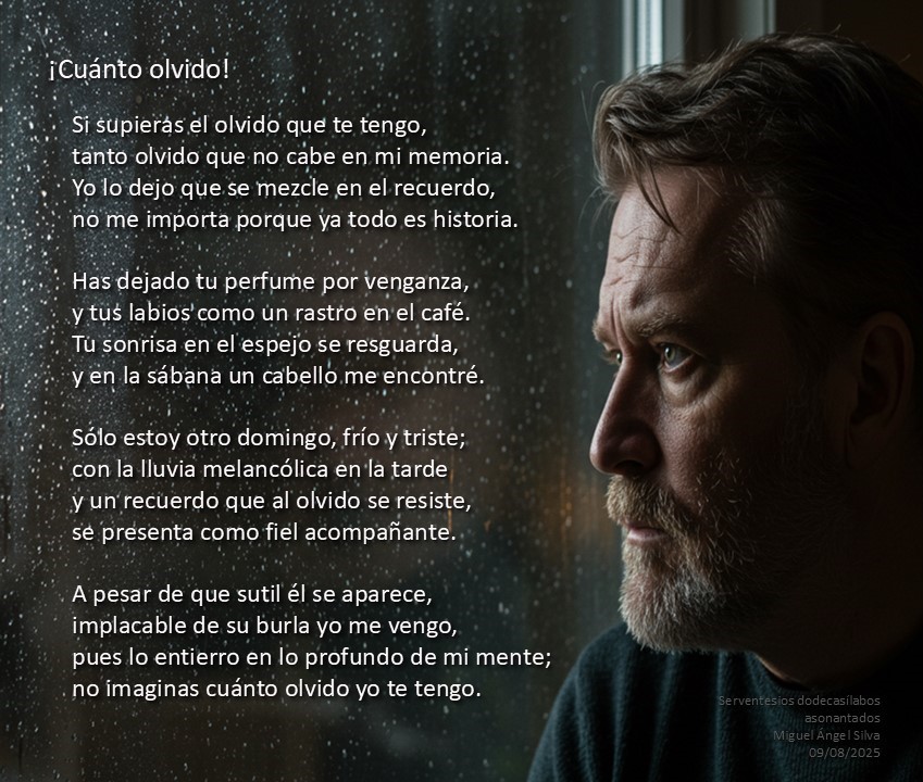 MASilva's tweet image. ¡Cuánto olvido yo te tengo!