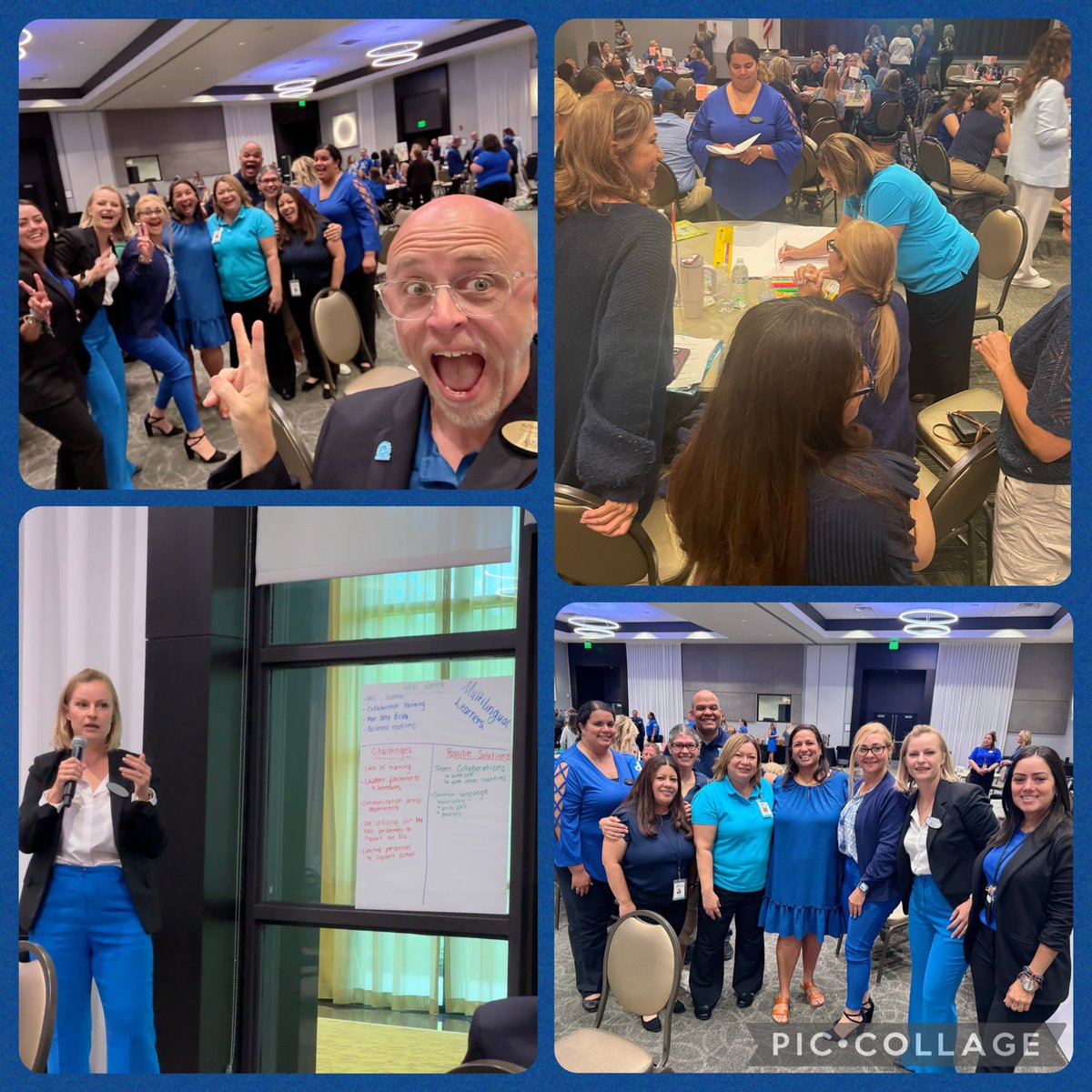 DraPC26's tweet photo. Great celebrations, collaboration &amp; reflection at today’s Teaching, Leading &amp; Learning Retreat! 🌟 Our Multilingual Learners Dept. is ready to keep growing &amp; supporting VCS! 💡🌍 #VCSStrong #VCSMultilingualLearners #FFLA @volusiaschools https://t.co/4d2m7RJOHK