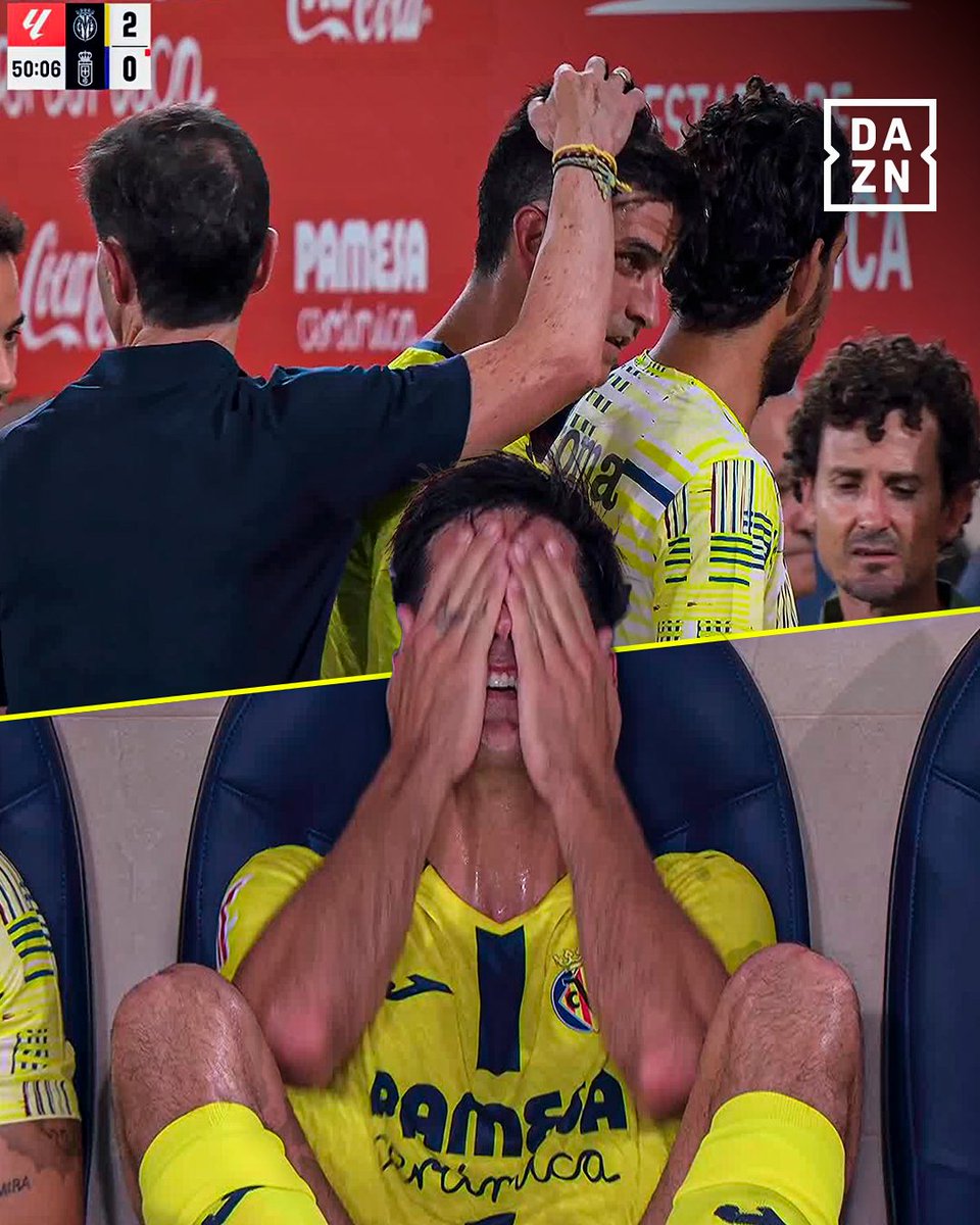 DAZNFutbol's tweet photo. VOLVERÁS MÁS FUERTE, GERARD 💛 https://t.co/e8VusTCd6o