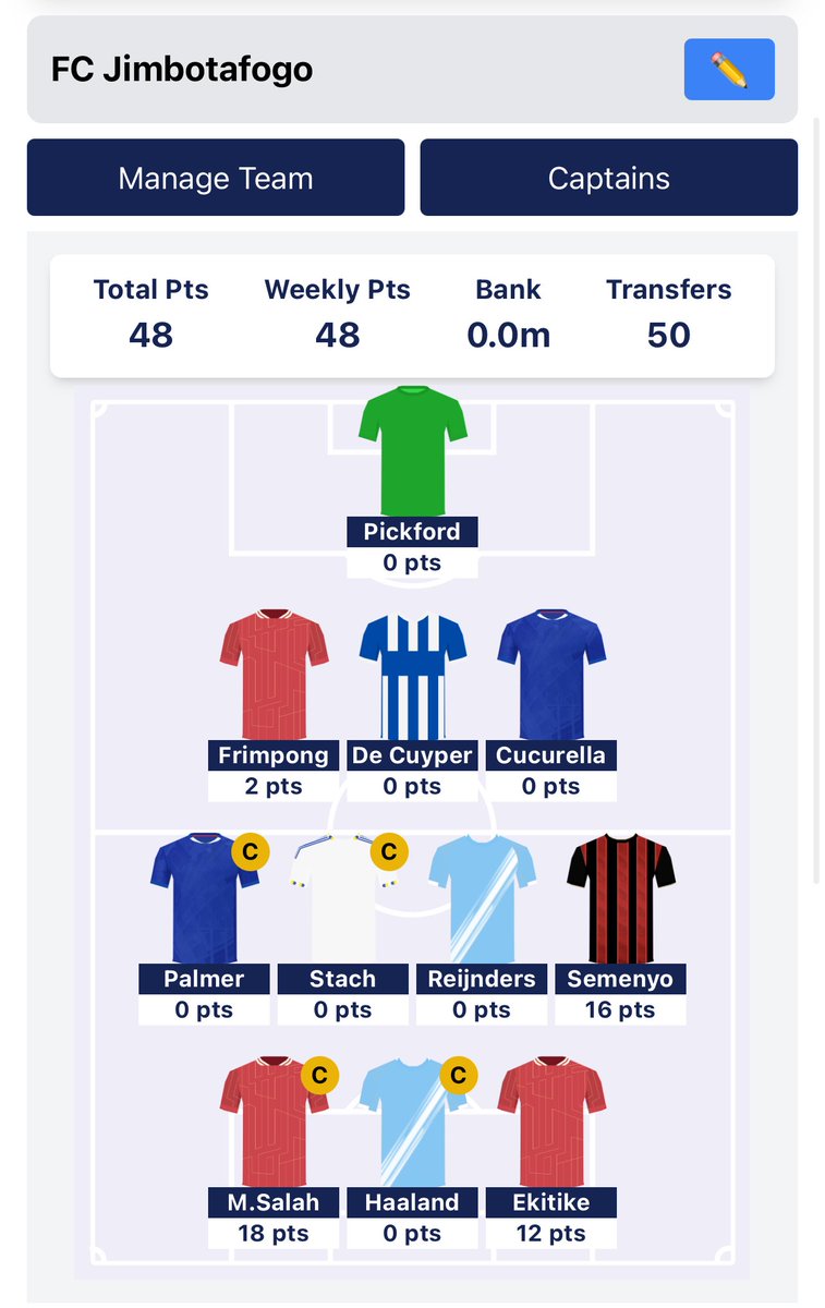 JimboRH23's tweet image. Not a bad start to my @OfficialCloudFF season, first overall after the first game. All downhill from here! 😂