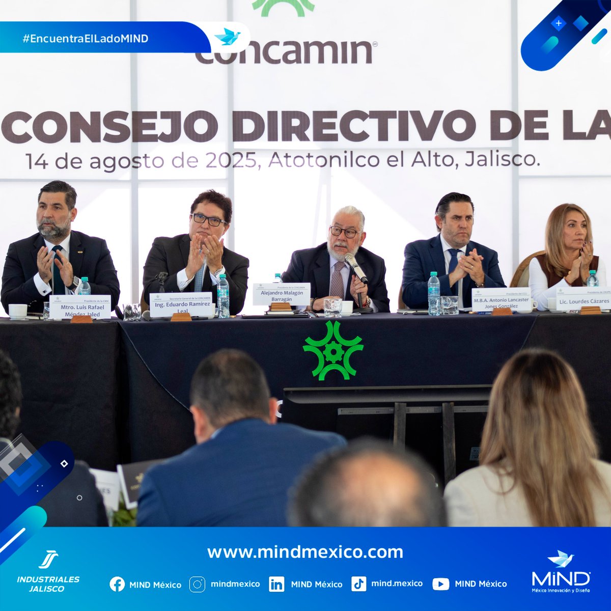 mindmexico's tweet photo. Con la asistencia del Presidente de MIND México y Vicepresidente de CONCAMIN, el Ing. Rubén Masayi González Uyeda, buscamos fortalecer los lazos de colaboración con los organismos empresariales de las diferentes regiones de Jalisco, impulsando y vinculando estrategias que. https://t.co/FK2uHESyhI