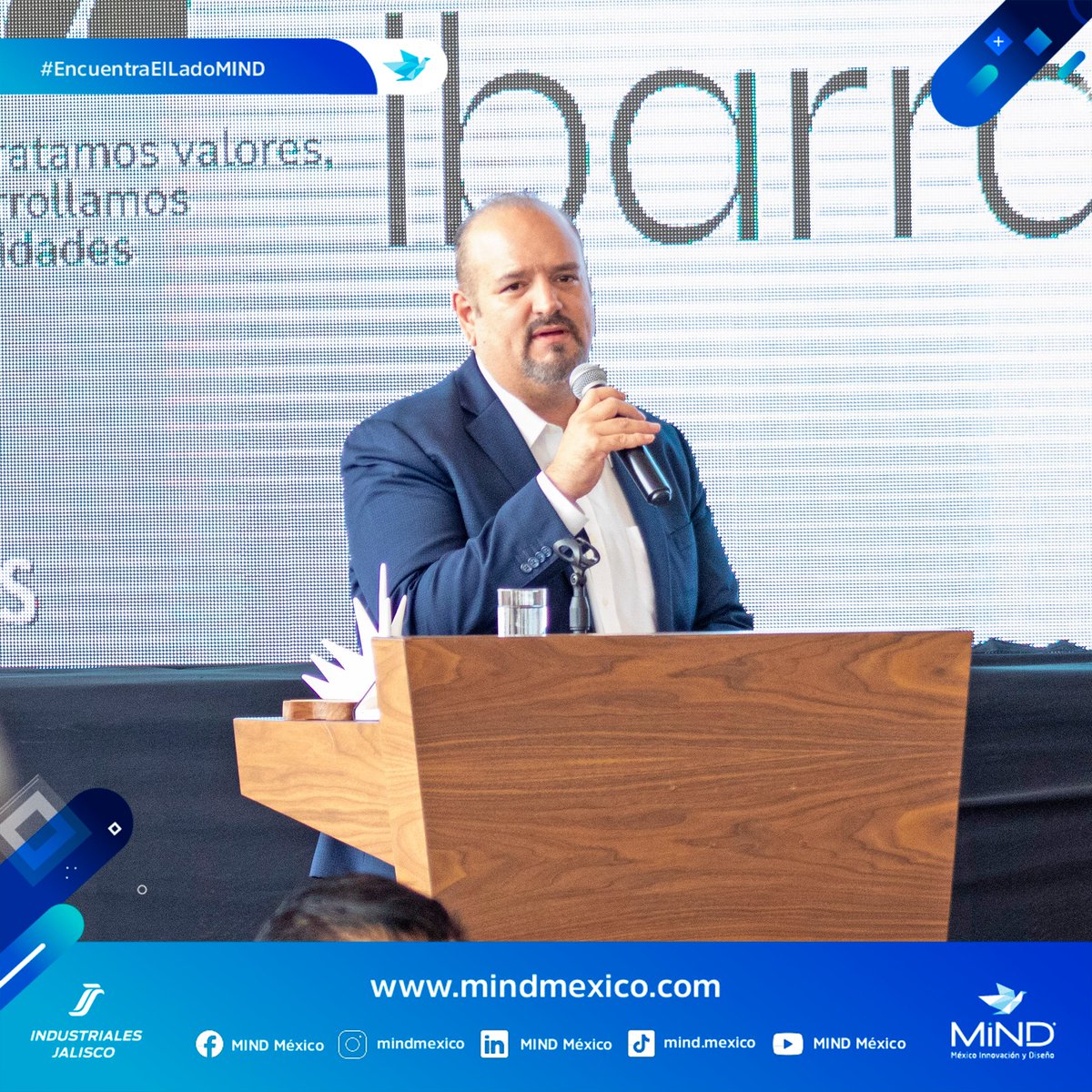 mindmexico's tweet photo. Fomenten la innovación, la competitividad y el desarrollo económico.

El Presidente saliente, el MBA. Luis González González, rindió su cuarto informe, donde destacó los logros alcanzados durante su gestión, como el fortalecimiento de la representación empresarial de la región. https://t.co/3zHaZaMLTO