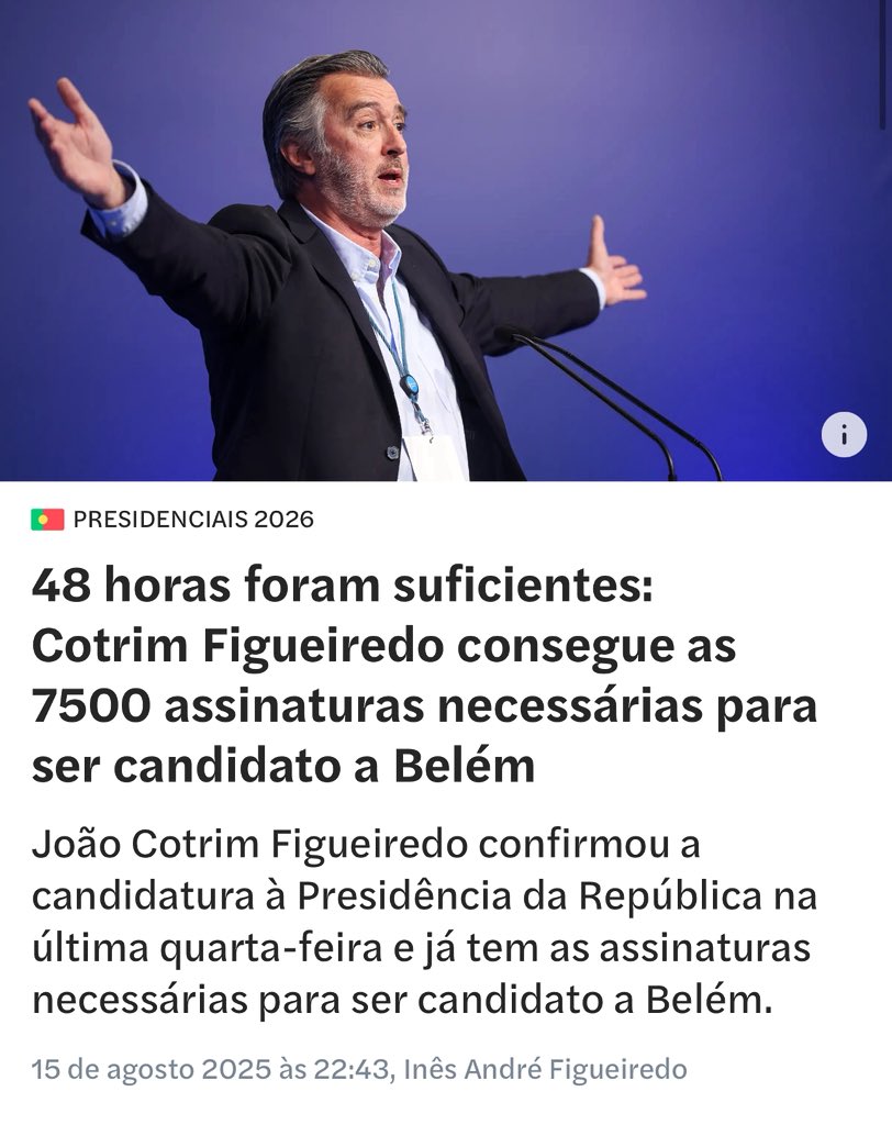 rpOliveira's tweet photo. Os outros candidatos há semanas ou meses na plataforma. 

Cotrim em 48h: hold my beer! 

Mais nenhum outro candidato tem já as assinaturas necessárias. https://t.co/HUUO2ktoHq