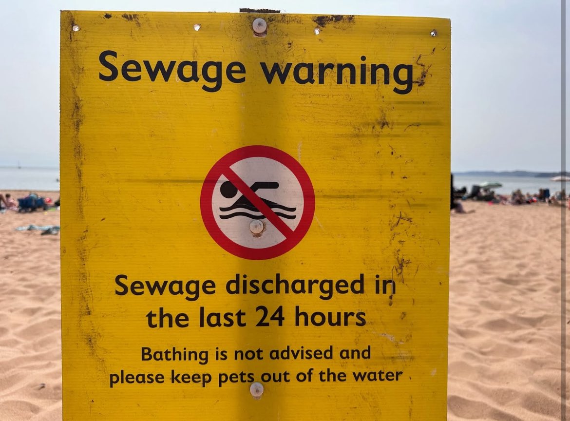 ideite24's tweet photo. @SouthWestWater can you tell me the reason for this in Exmouth today? Is this something you have done? https://t.co/9V7YLARbEm