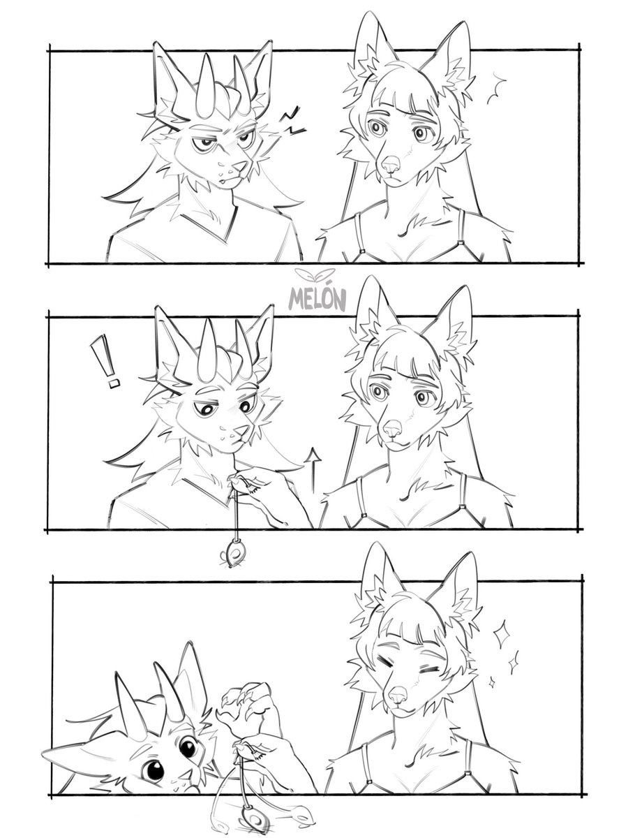 melon_arrt's tweet image. Un pequeño cómic :p

#comic
#furry 
#fursona 
#digitalart
