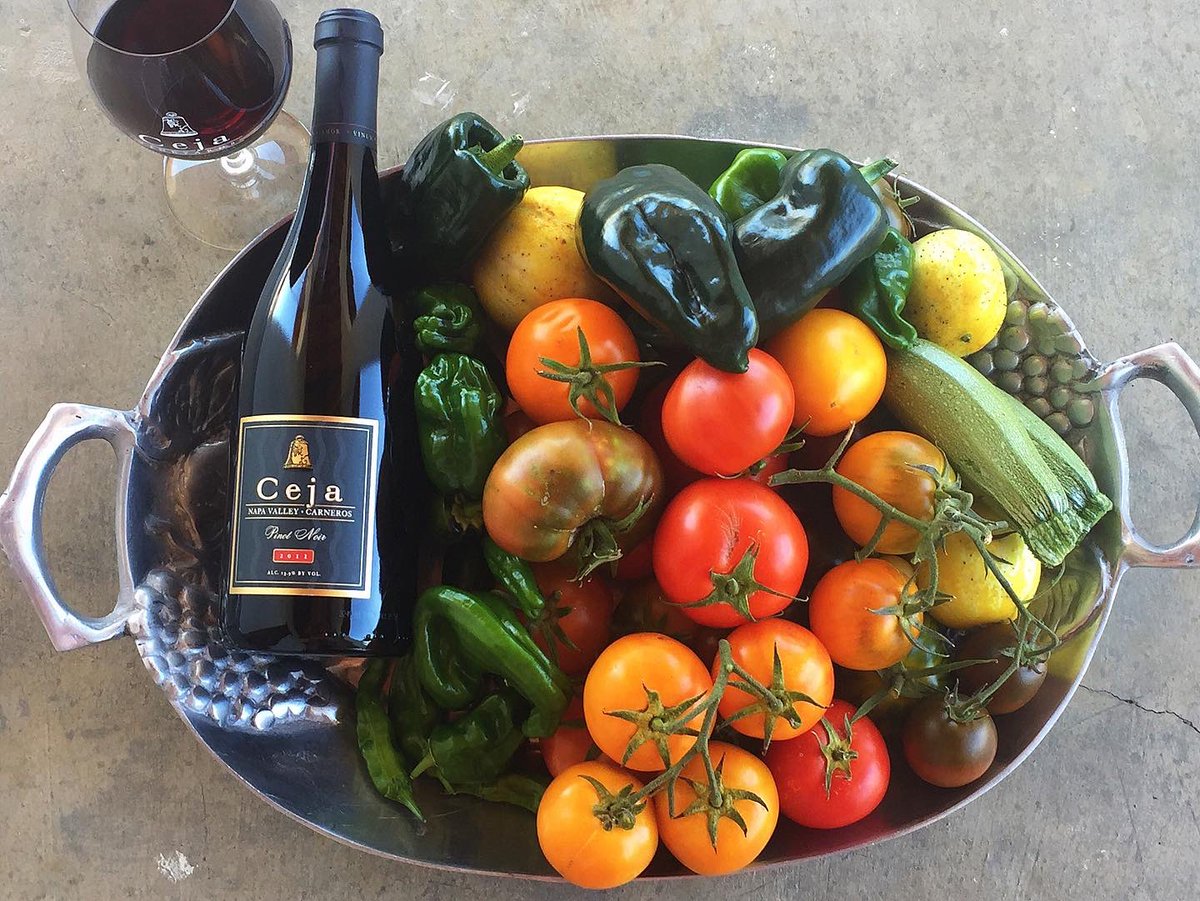 Ceja Vineyards (@cejavineyards) on Twitter photo ...with love from garden to table.
Summer calls for a colorful bounty of fresh vegetables from <a href="/AmeliaCeja/">Amelia Ceja</a>’s garden paired w/ our wines. Explore our recipe page on our website for all our favorite Mexican food + wine pairings.
Recipes + wine pairings → cejavineyards.com/recipes ...with love from garden to table.
Summer calls for a colorful bounty of fresh vegetables from <a href="/AmeliaCeja/">Amelia Ceja</a>’s garden paired w/ our wines. Explore our recipe page on our website for all our favorite Mexican food + wine pairings.
Recipes + wine pairings → cejavineyards.com/recipes