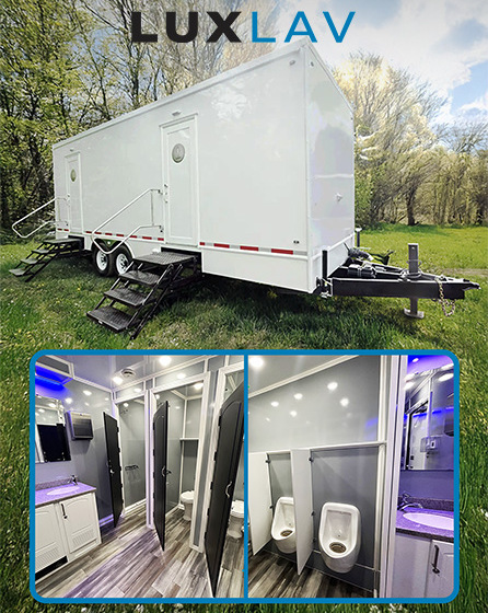 luxlavtrailers's tweet photo. Luxury restroom trailers, built for comfort &amp; performance. 🚚
12-ft 2-station &amp; 10-station in stock — plus any size in between, tailored to your needs.
📞 Contact LuxLav today. #RestroomTrailers #EventPlanning #ConstructionSolutions https://t.co/eLLzp6MRWF