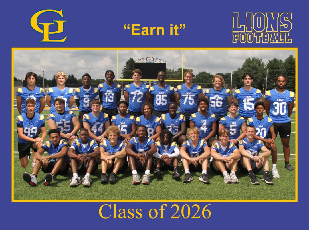 We are officially 1 week from GAMEDAY! Congratulations to these youngmen who will begin their Senior season!  Good luck this season. #WeAreLions #BleedThisBlue #EarnIt