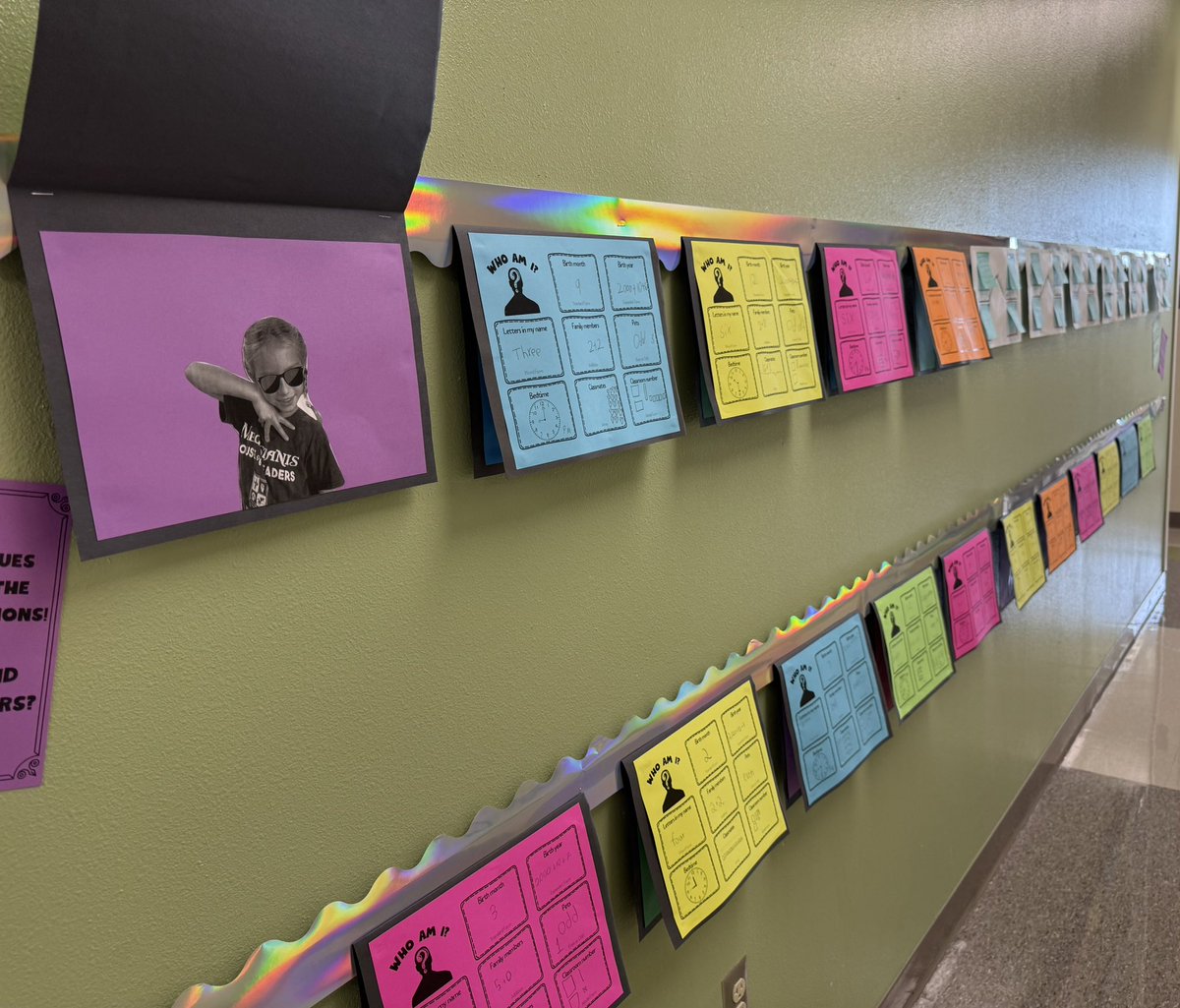 islandtaught's tweet photo. I love to start every year with a theme to make the kids feel special, this year’s half decade class is no exception! 

Celebrating my 5th year teaching with my high five class: good vibes, rigorous learning, and unforgettable memories. Wishing you all the best school year! 🖐️💖 https://t.co/ih4dvRXLGu