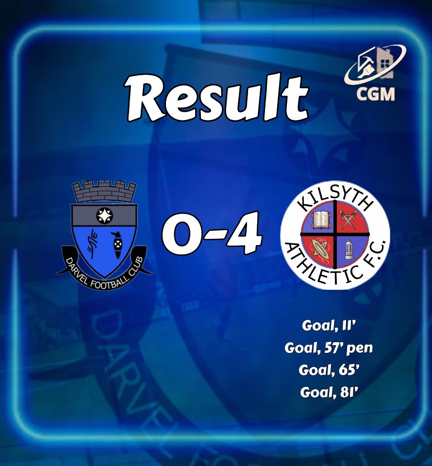 Tonight’s result

With a depleted squad and with help from Zac, Liam, Bilal and Michael from our Darvel u17s we lost against a very good Kilsyth team. 

We keep going to next weeks game and look to get a bounce back.