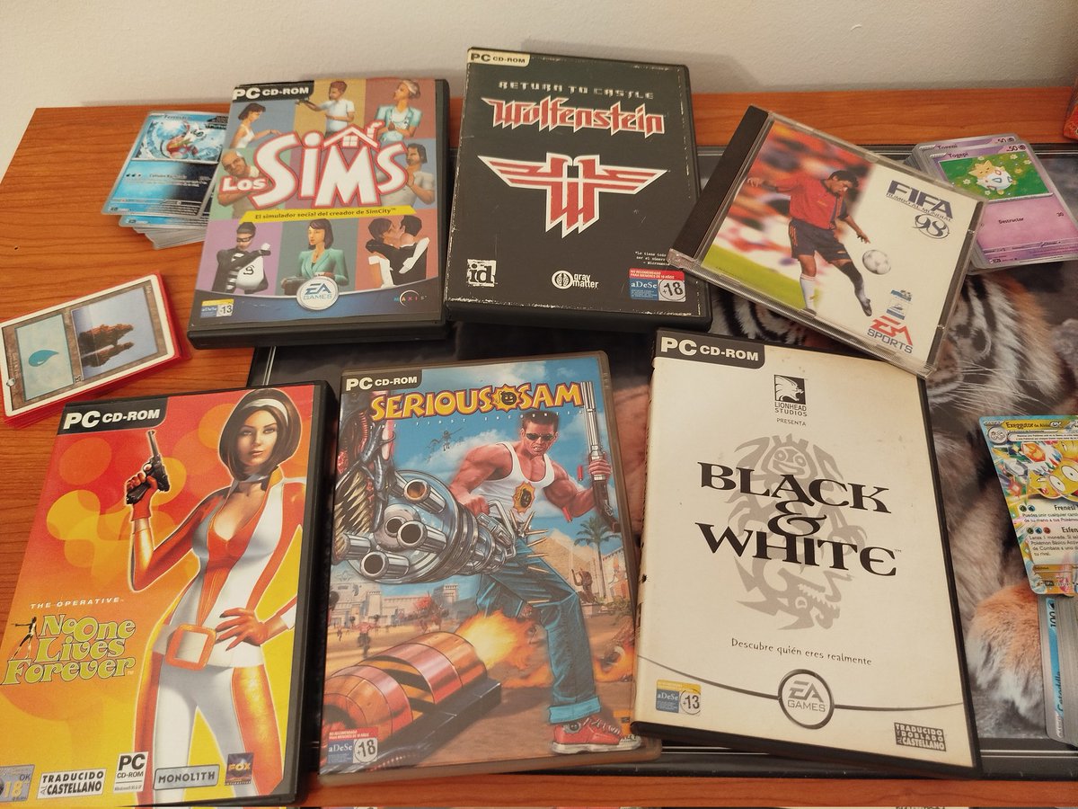 RubenRetro_PC's tweet image. Today’s loot: 6 glorious retro PC games rescued from the wild. 💾🎮
Who else sunk way too many hours into these?
#RetroGaming #PCGaming #BigBoxPCGames