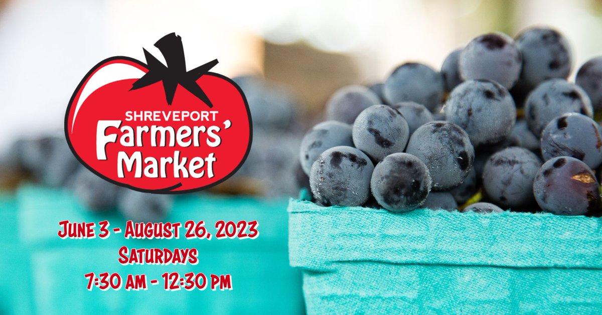 Visit the Shreveport Farmers' Market THIS Saturday!🍅 - mailchi.mp/redriverrevel/…