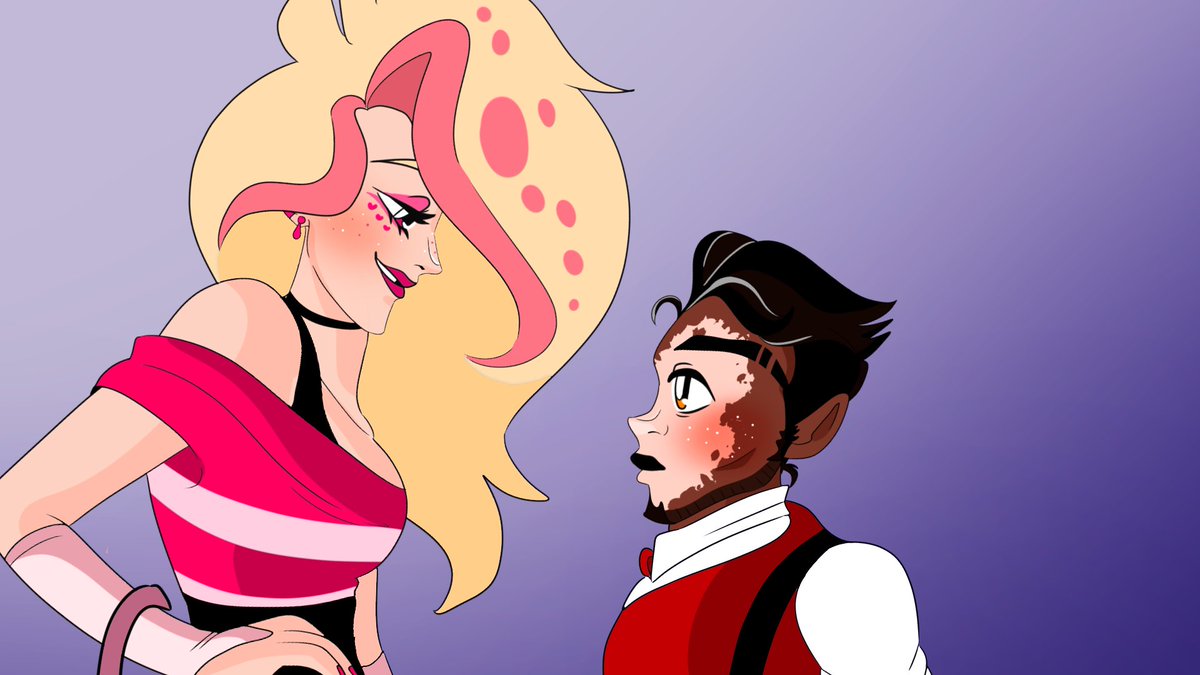 LostValerie's tweet photo. 💝#hazbinhotel #huskerdust #animalau https://t.co/N1hGmlj7iL