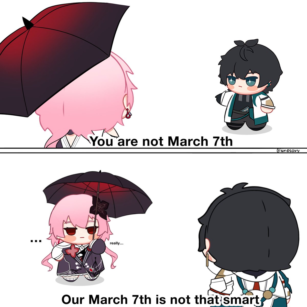 when your bestie knows your iq too well
#HonkaiStarRail #March7th
