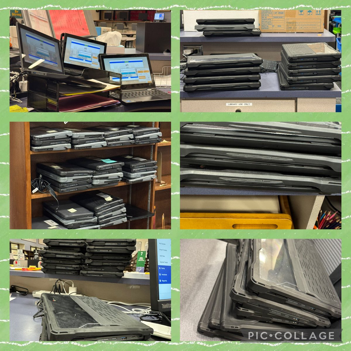 💻 What a week! We supported over 200 students with tech troubles—from password resets to damaged devices. 
Grateful to be past the busiest stretch and excited to focus on our regular library programs! 📚