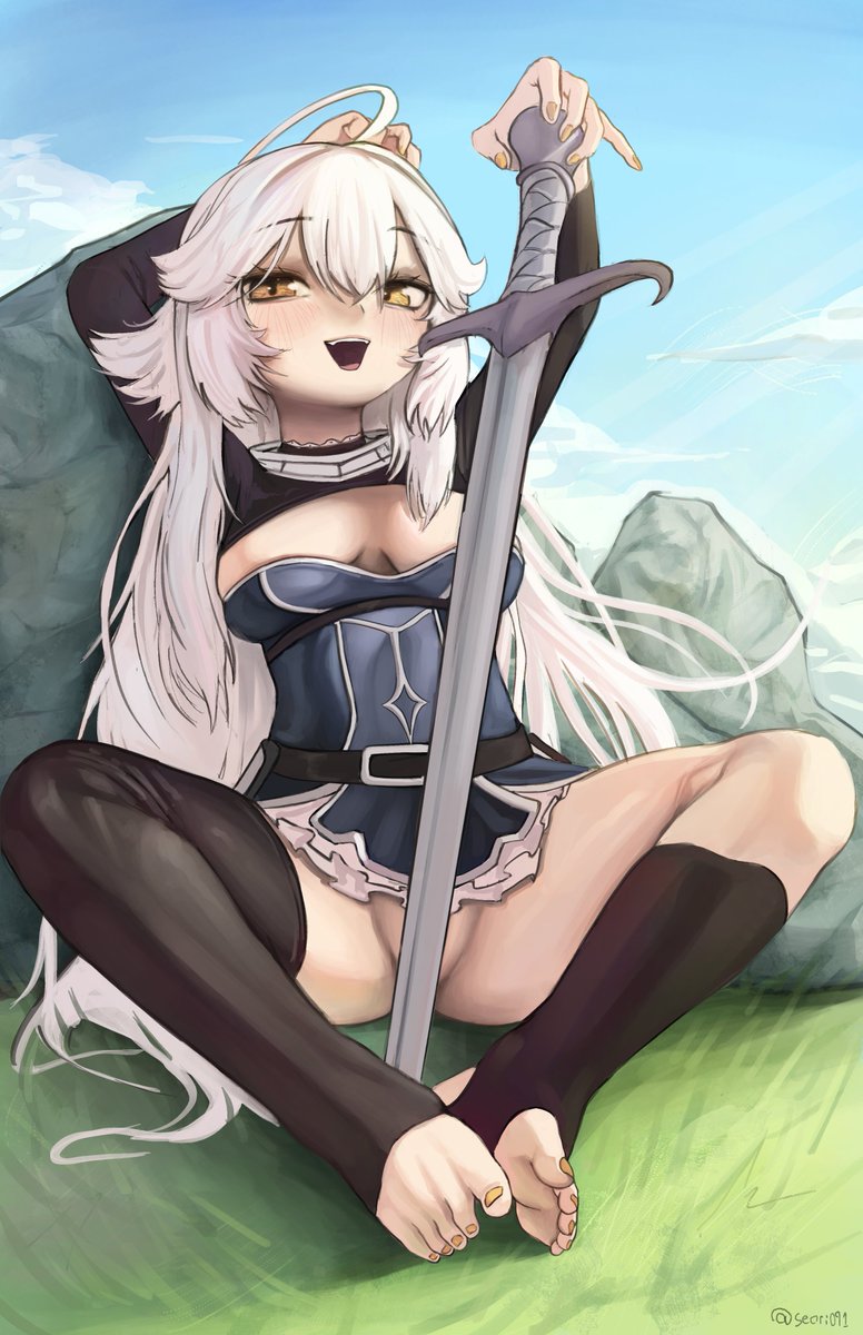 i went through several edits of this deciding whether to go nopan or not.. is this the right outcome

#miiaillust