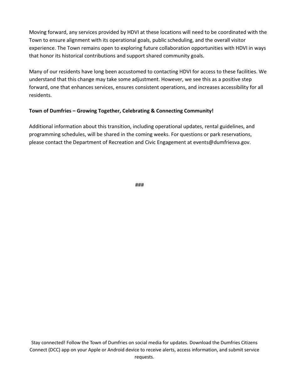 Dumfries, Virginia (@dumfriestownva) on Twitter photo 