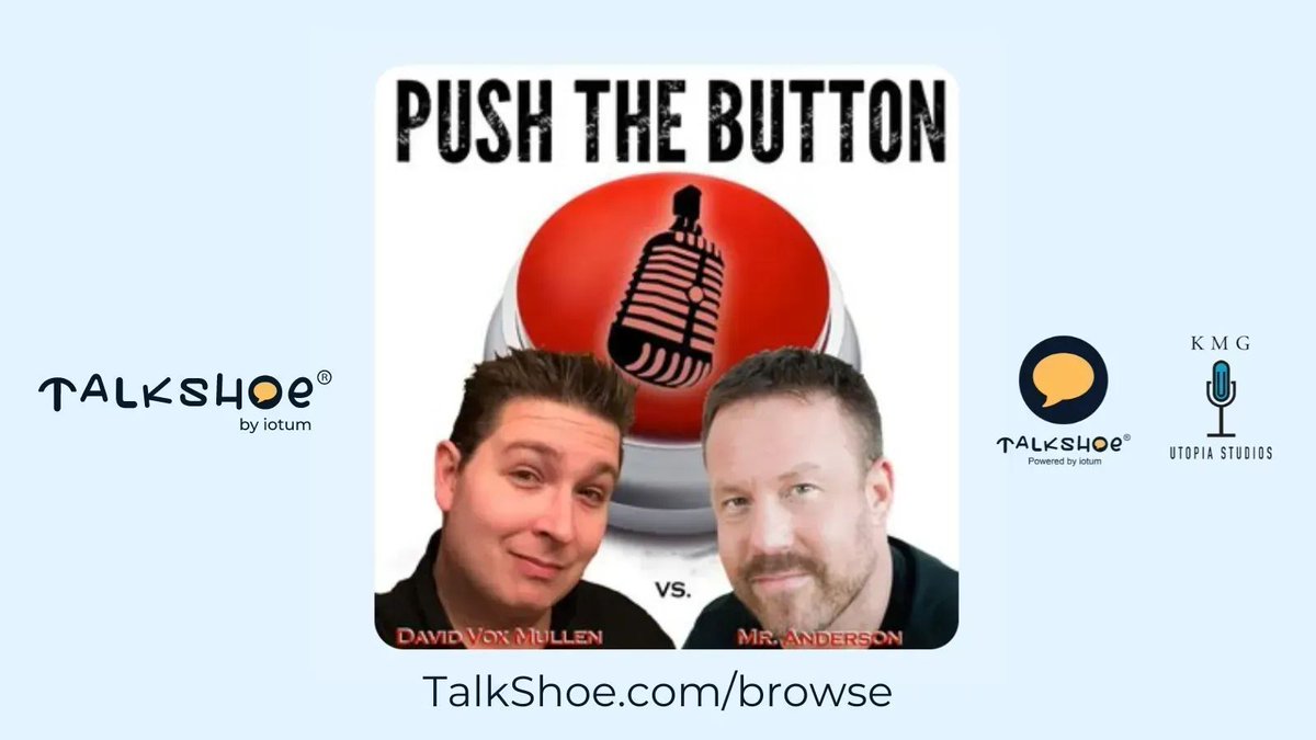 TalkShoe (@talkshoe) on Twitter photo Click here to listen---> buff.ly/4127EQf
Comedian <a href="/DavidVoxMullen/">David Vox Mullen</a> and Professional Wrestler <a href="/mrkenanderson/">Mr Ken Anderson</a> talk about all the things that you're not supposed to talk about. #Religion, #Sex, #Politics and more...so don't get hot!
#comedypodcast #podcast #wrestling Click here to listen---> buff.ly/4127EQf
Comedian <a href="/DavidVoxMullen/">David Vox Mullen</a> and Professional Wrestler <a href="/mrkenanderson/">Mr Ken Anderson</a> talk about all the things that you're not supposed to talk about. #Religion, #Sex, #Politics and more...so don't get hot!
#comedypodcast #podcast #wrestling