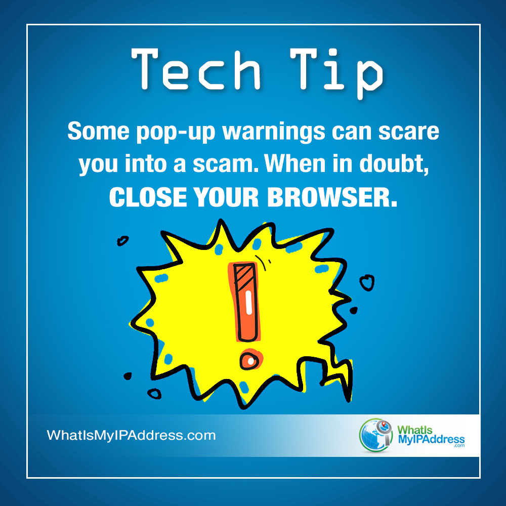 wimia's tweet image. Not all popups are bad - but if in doubt, better safe than sorry!

#techtip #onlinesafety #internetsafety #scamsavvy