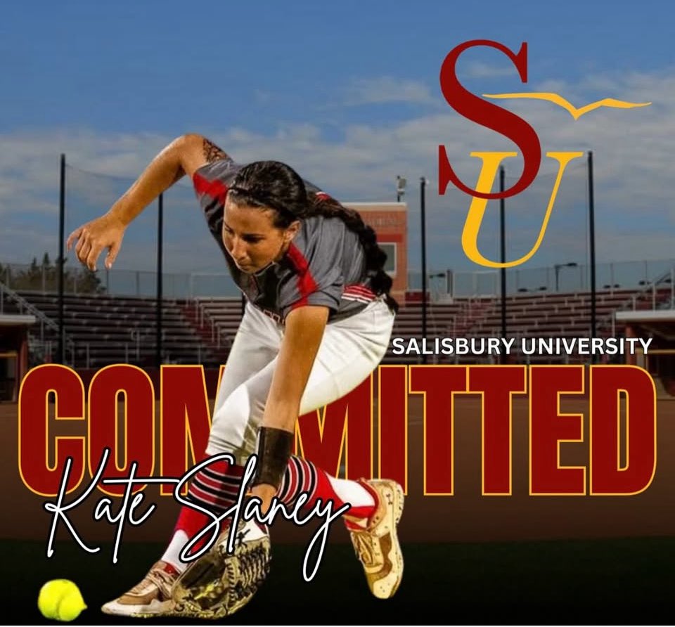 Congratulations to our 2026 Outfielder, Kate Slaney for her commitment to further her academic and athletic career at Salisbury University!  We are so proud of you and cannot wait to see what you do at the collegiate level! GO SEAGULLS!