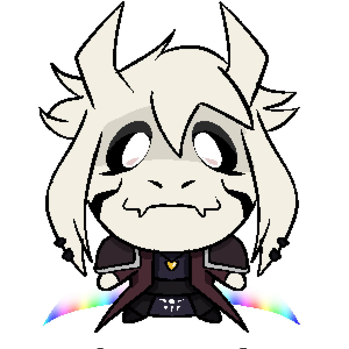 _EthAndroid_'s tweet image. Some Dessriel Dark world fisheyes 

#deltarune #Dessriel