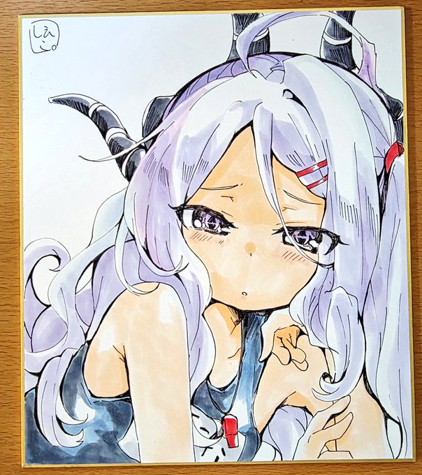 本日こちらの色紙はお品書きに描いてないので、スペースに来て欲しい申告した方に2000円で販売します 