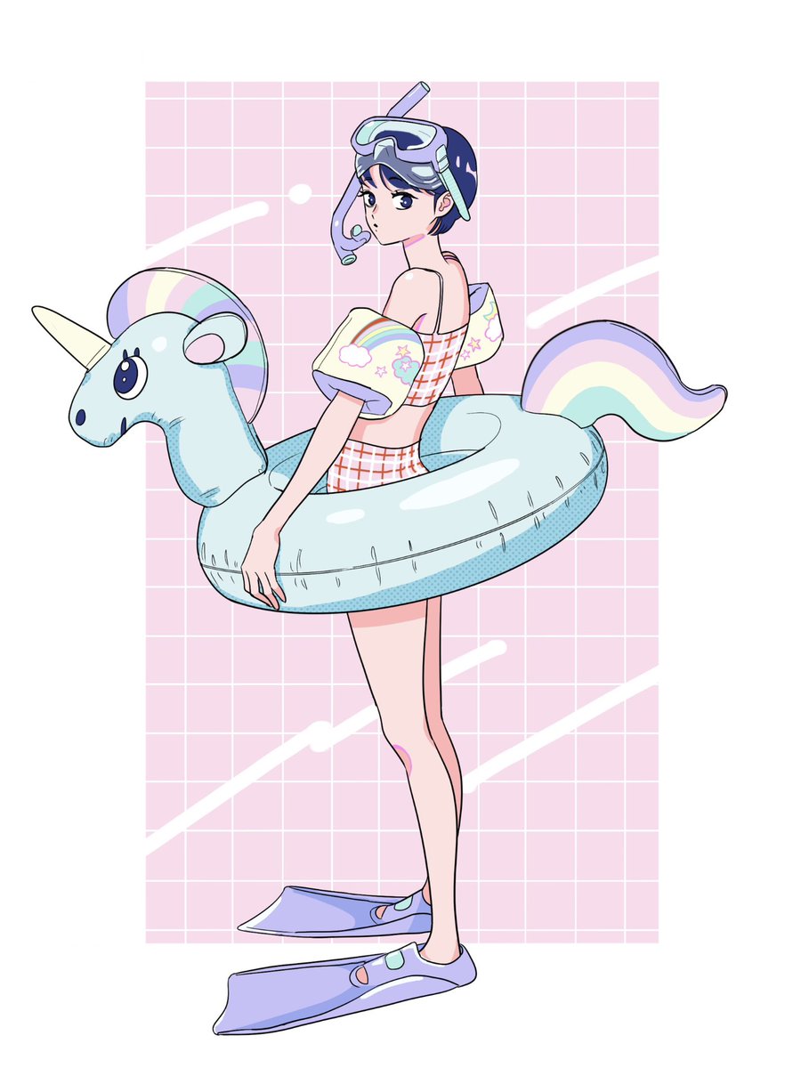 こーまでして泳ぎたいあかねちゃん描きました。
#らんま #あかね #イラスト