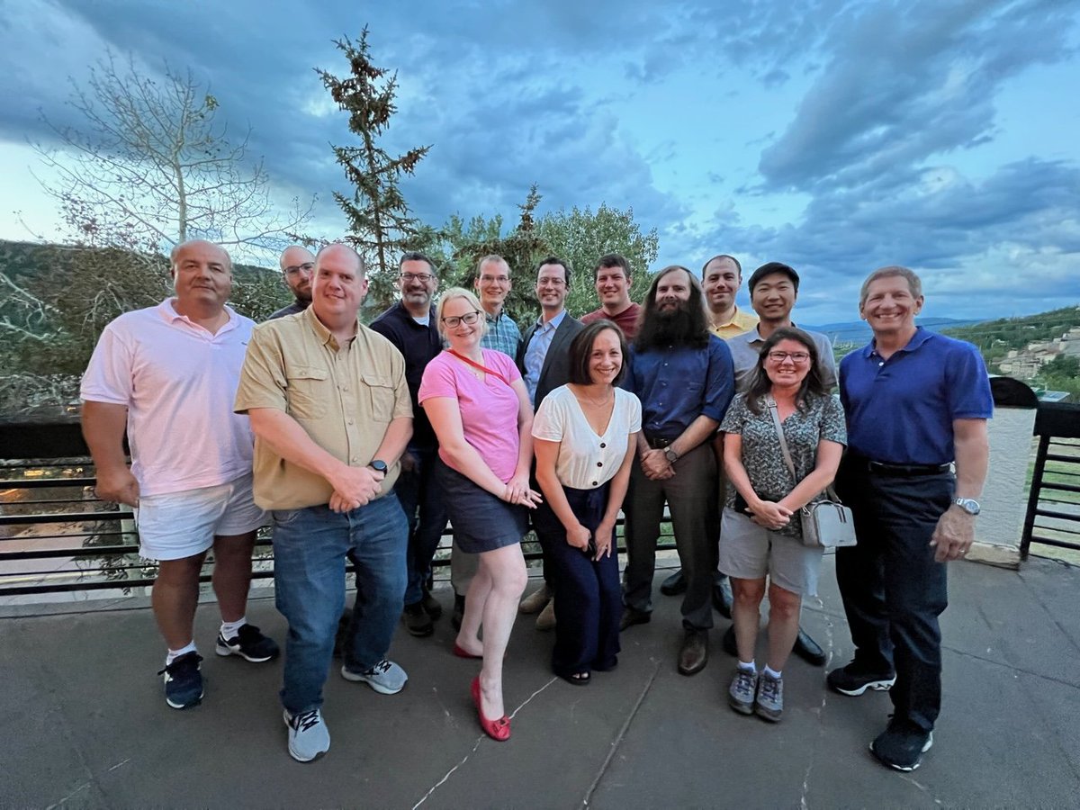 The Michigan dinner at the Environmental Degradation Conference is a tradition. Michigan alumni roll deep here because my advisor Prof. Was has had a huge impact on our field. Here we are this week and in 2022. I am glad to continue the tradition. #glowblue <a href="/umichNERS/">U-M Nuclear Engineering & Radiological Sciences</a>