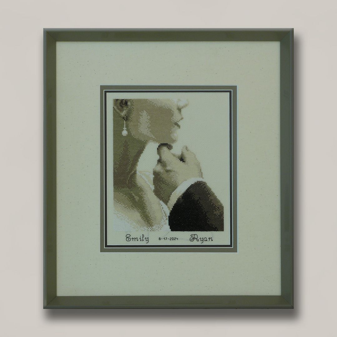 FramingNook's tweet image. Wedding gifts that will likely last longer than the people involved.  Such a classy look to this one!  #CustomFraming #CustomFrames #RedDeer