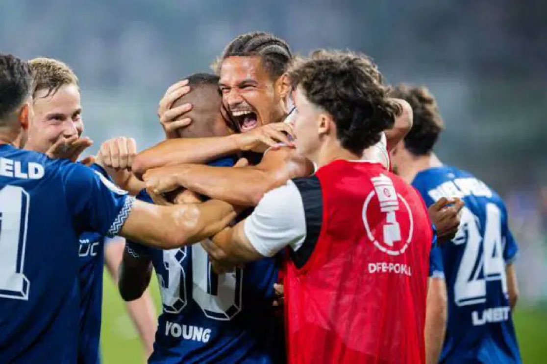 Career moment for New Jersey native Isaiah Young
- The 27 year old has only had limited success outside of the 4th tier in Germany
- Comes off the bench in the 79th minute to score a stoppage time winner tonight for Arminia Bielefeld to down Werder Bremen 1-0 in the German Cup