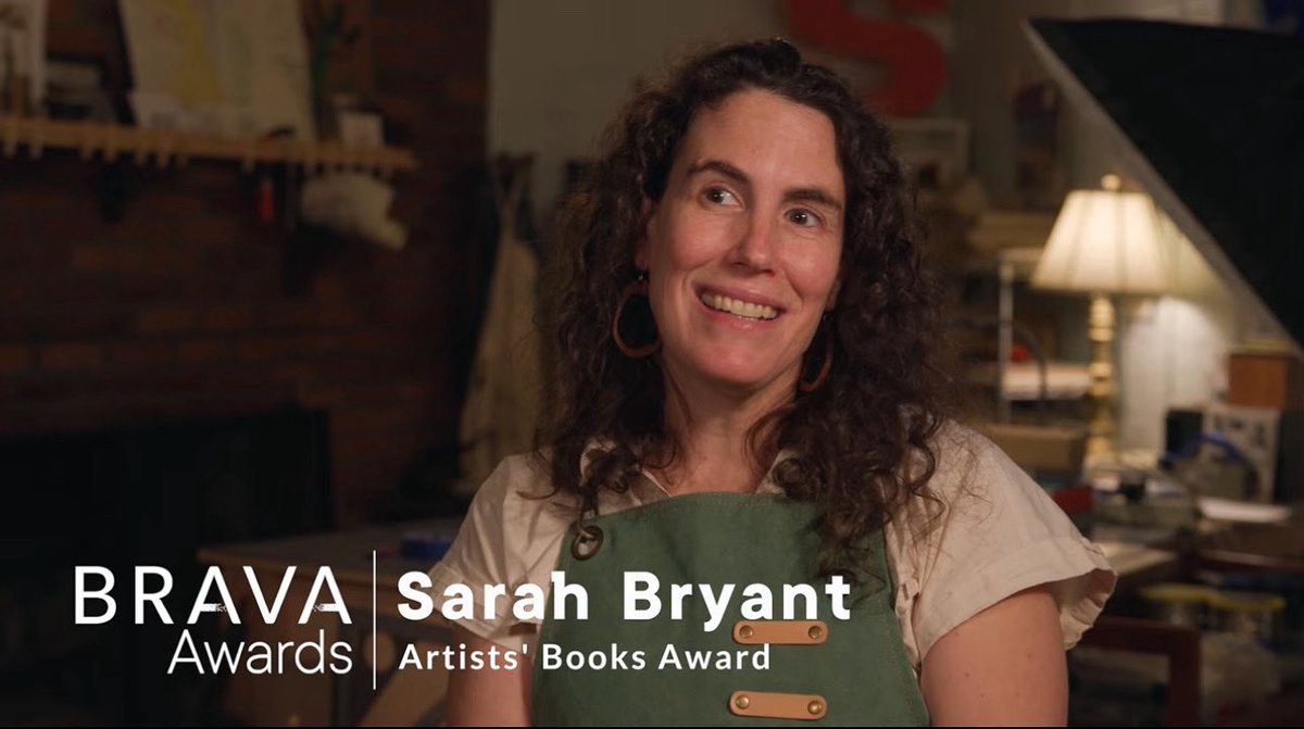 Please join us in congratulating SLIS faculty member Prof. Sarah Bryant who was just named the 2025 BRAVA Award Winner in the Artists Books category. This is awarded by Bainbridge Island Museum of Art (BIMA). 

Watch Sarah’s video: biartmuseum.org/brava-award-wi…