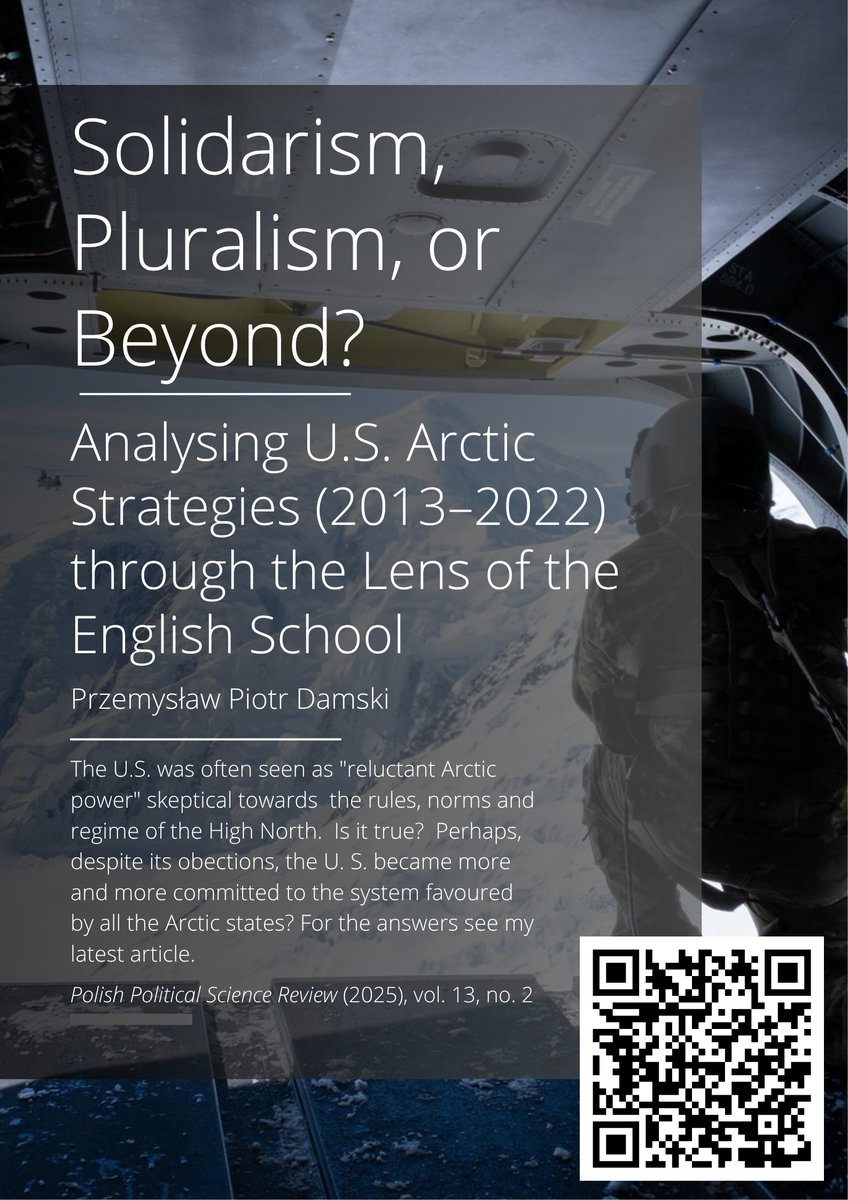 ppdamski's tweet photo. Lately my article on American strategies for the Arctic has been published. Hope it will interest you.

#Arctic #USA #Biden #Obama #Trump https://t.co/mnyVeDlDso