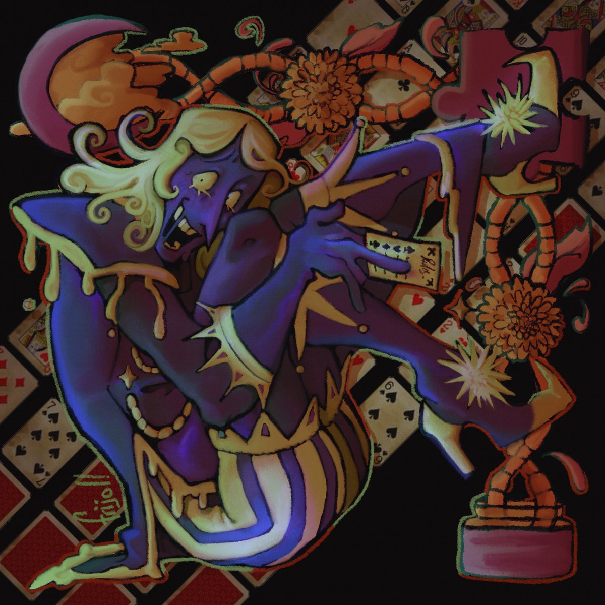 This guy… funny individual… #rouxlskaard #deltarune #deltarunefanart