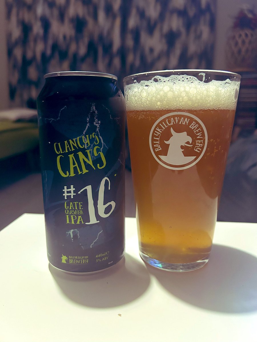 Craft beers of Ireland & beyond. (@craftbeersoflre) on Twitter photo Happy #16 <a href="/Ballykilcavan/">Ballykilcavan</a> A bitter juicy mouthfeel with a lovely pinty finish. Its a delight 👏👏 🍻🍻🍻🍻 Happy #16 <a href="/Ballykilcavan/">Ballykilcavan</a> A bitter juicy mouthfeel with a lovely pinty finish. Its a delight 👏👏 🍻🍻🍻🍻