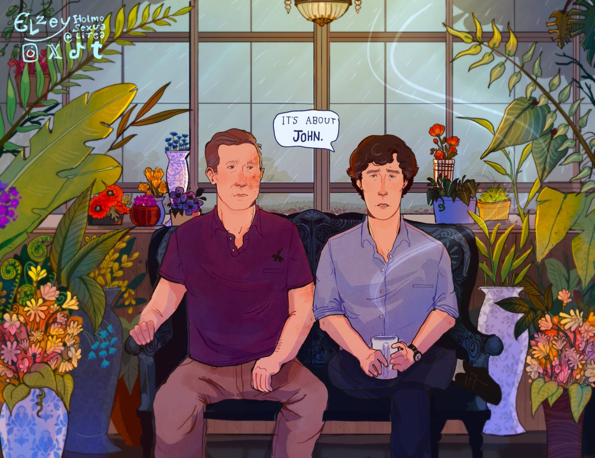 All you need to know is that Sholto has a conservatory and that this would take place after season 4 ❤️(if you want to read my paragraphs, go check my tumblr)
#sherlock