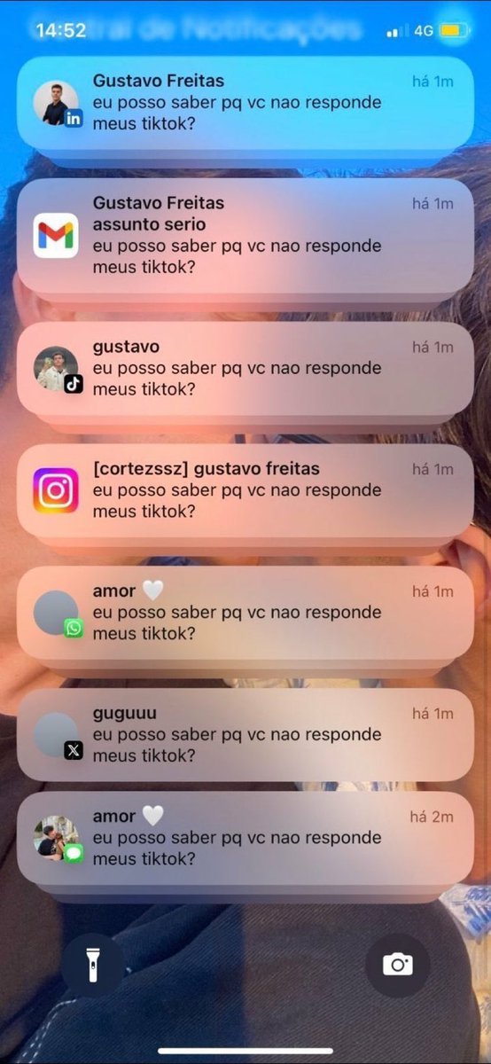 nós homens meio Gustavo