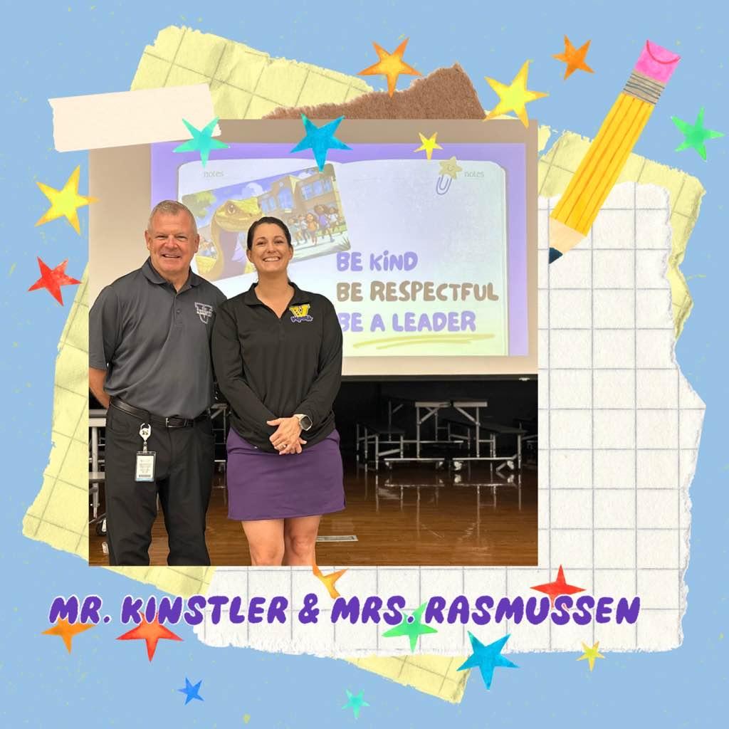 VineyardsVipers's tweet photo. Mr. Kinstler and Mrs. Rasmussen demonstrating how to be a viper! https://t.co/BRg3b97Nea