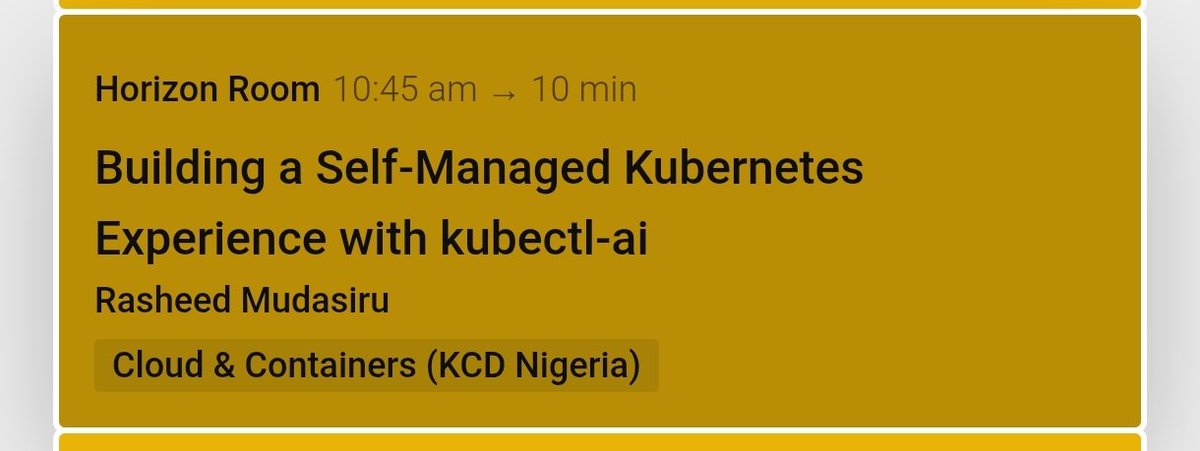 taiwrash's tweet image. Join me tomorrow to discuss leveraging AI in building a self managed kubernetes experience at the one of the biggest open source events in Africa @osca_hq  #OSCAFEST25 #beyondborders
