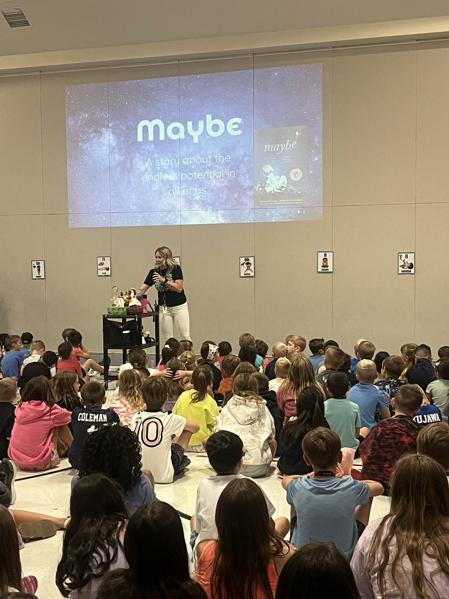 Elizabeth Warren (@mrs_ewarren) on Twitter photo All of our Bulldogs gathered together to review whole school expectations. We had the pleasure of having <a href="/MsColleenConway/">Dr. Colleen Conway</a> and Mrs. Wilfinger read “Maybe” to us. 🐾💙 #Thrivein95 #BulldogBest All of our Bulldogs gathered together to review whole school expectations. We had the pleasure of having <a href="/MsColleenConway/">Dr. Colleen Conway</a> and Mrs. Wilfinger read “Maybe” to us. 🐾💙 #Thrivein95 #BulldogBest