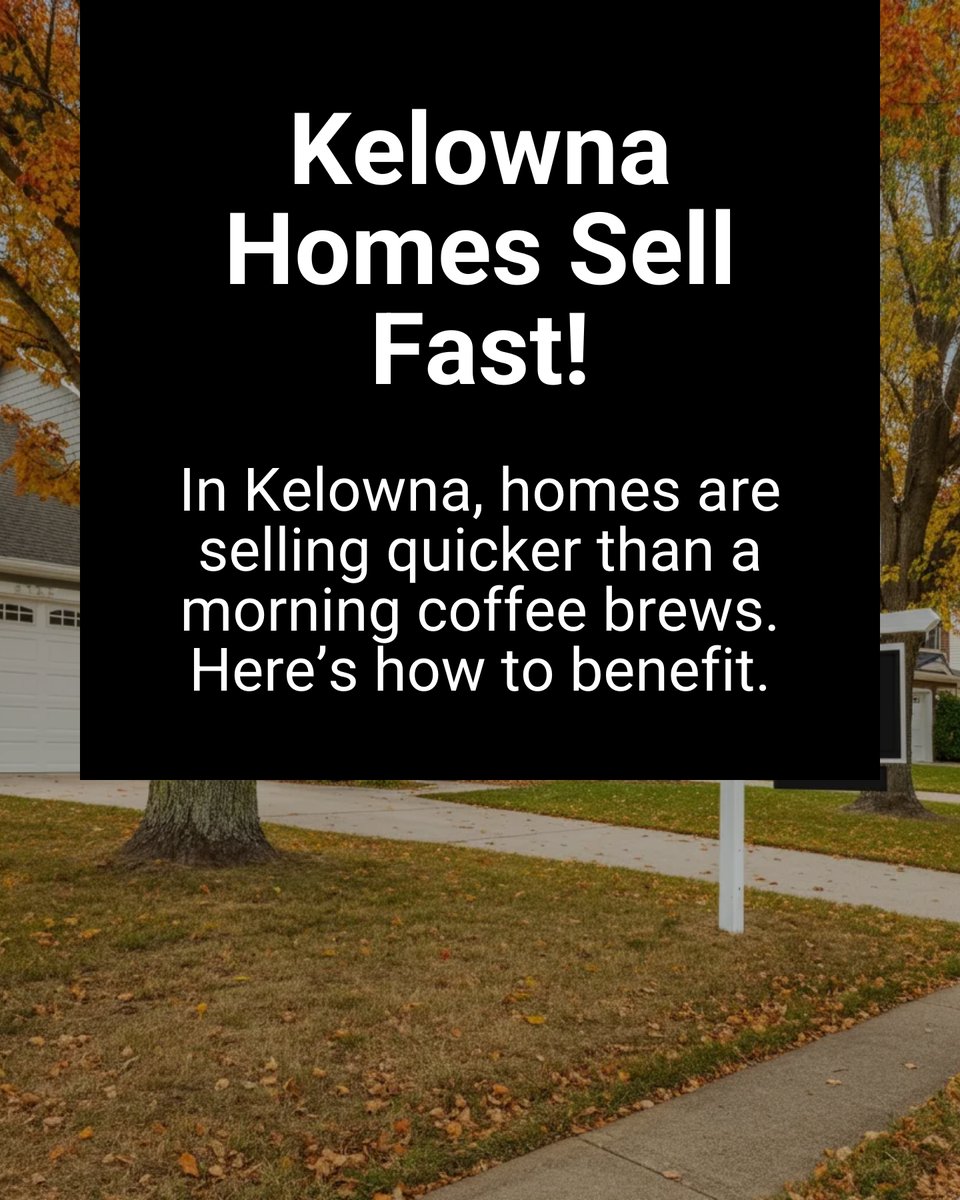 DaveLarock3's tweet photo. 🏡 Selling in Kelowna? Mid-August market trends are your secret weapon! ⏰ Homes are selling faster than you can brew coffee. Want to make the most cash without the stress? Check out these new stats &amp; stay ahead! Curious? Let’s chat! #KelownaRealEstate https://t.co/rjlxAgiVEi
