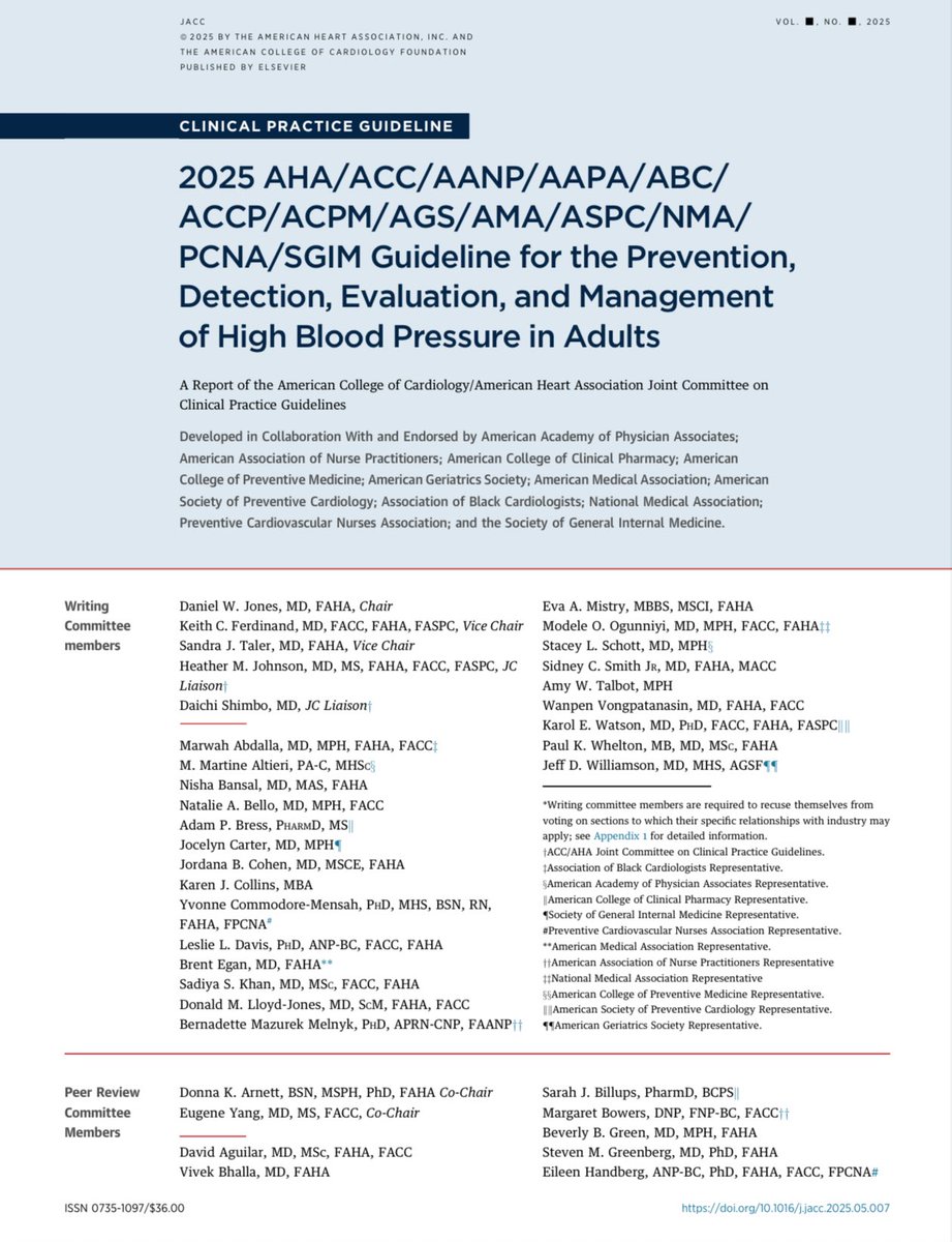 Altebainawi's tweet photo. 📢 إصدار جديد 2025!
أصدرت #الكلية_الأمريكية_لأمراض_القلب (#ACC) @ACCinTouch تحديثًا مهمًا حول تشخيص وعلاج #إرتفاع_ضغط_الدم (#Hypertension) 🩺🫀✨
🔹 أبرز التحديثات في الصور المرفقة ✅
📄 التفاصيل الكاملة:
https://t.co/JfWpt0muNC.. https://t.co/OkQCDLysGk