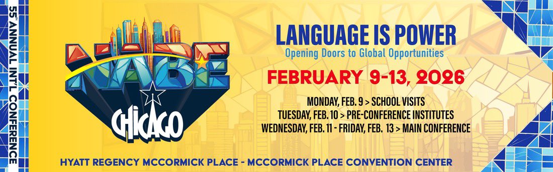 AVID_All_Star's tweet image. Catch you at NABE in Chi-town! Looking forward to reconnecting and presenting three amazing sessions in 2026! Seven months and counting. #NABE2026 #LanguageIsPower #LetsDoThis 💪🏼🤨