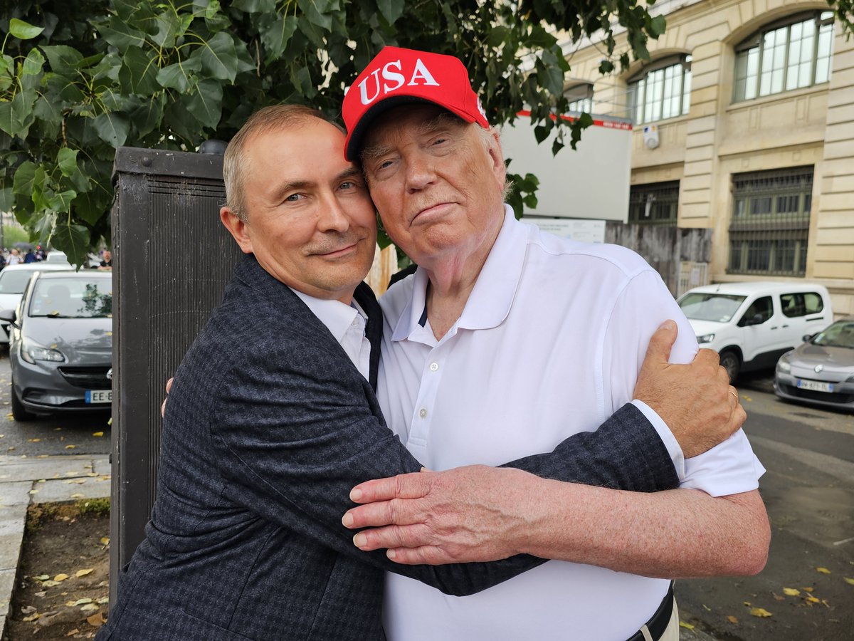 KimJongUnDouble's tweet photo. Those handshakes? Just foreplay. The real summit looks like THIS. ๐
#RussianAsset #PutinTrumpLoveStory #AssetConfirmed #MakeAmericaGrovelAgain #ComradeTrump #FromRussiaWithHugs #KremlinCuddleClub #OrangeIsTheNewRed #Puppet #BiglyBromance #GolfAndGulags #TheArtOfTheAppeasement #ColdWarWarmHearts #SummitSnuggles #MakeRussiaGreatAgain #HuggingForPutin #CollusionCouture #GlobalSummit #BehindClosedDoors #WorldPolitics #PoliticalParody #alaska #KGB #MAGA #AlaskaSummit #Putin #Trump