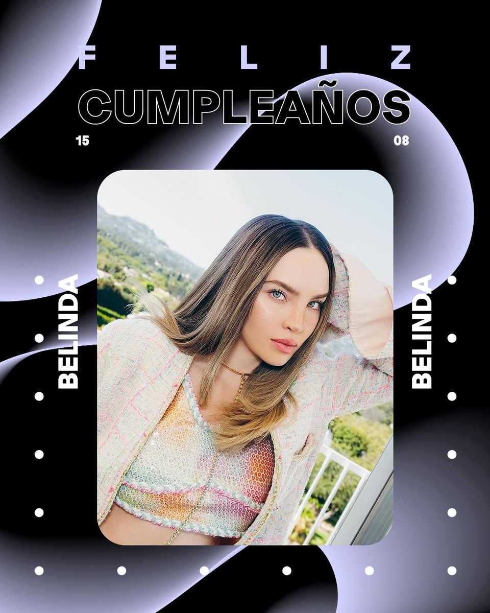 warnermusiclat's tweet photo. Hoy nuestra Beli Beli-k está de cumpleaños 🥳
@belindapop gracias por volver y llenar de música nuestros corazones 💙 https://t.co/staONgfazG