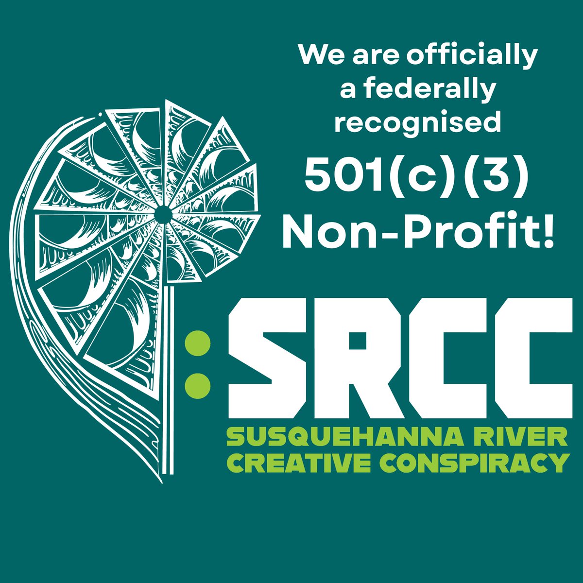 srccpaart's tweet photo. HUGE NEWS!
We're thrilled to share that the #SRCC has been officially granted 501(c)(3) tax-exempt status by the IRS!
This means:
- We can expand our mission to support the arts (#music, #photography, #art, #writing, #podcasting &amp; more) to the South-Central PA region.
(1/2) https://t.co/PPVmJJbZ8k
