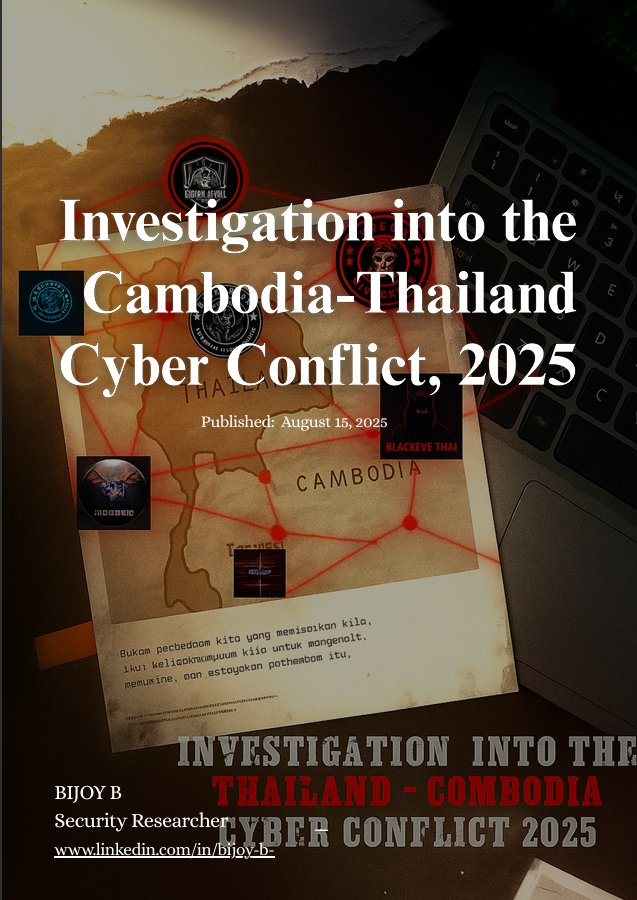 13ijoy's tweet photo. 💻 "Hacktivism Meets Geopolitics: The Cyber Conflict Shaping Southeast Asia’s Future"🌐

For detailed report : https://t.co/k0tWueVZ3W

@stealthmole_int
@stealthmole_iol
@Louishur
@CyberNews  @StealthMole_JP  #viral #NEWS #Indian https://t.co/M6LWd8Bn4R