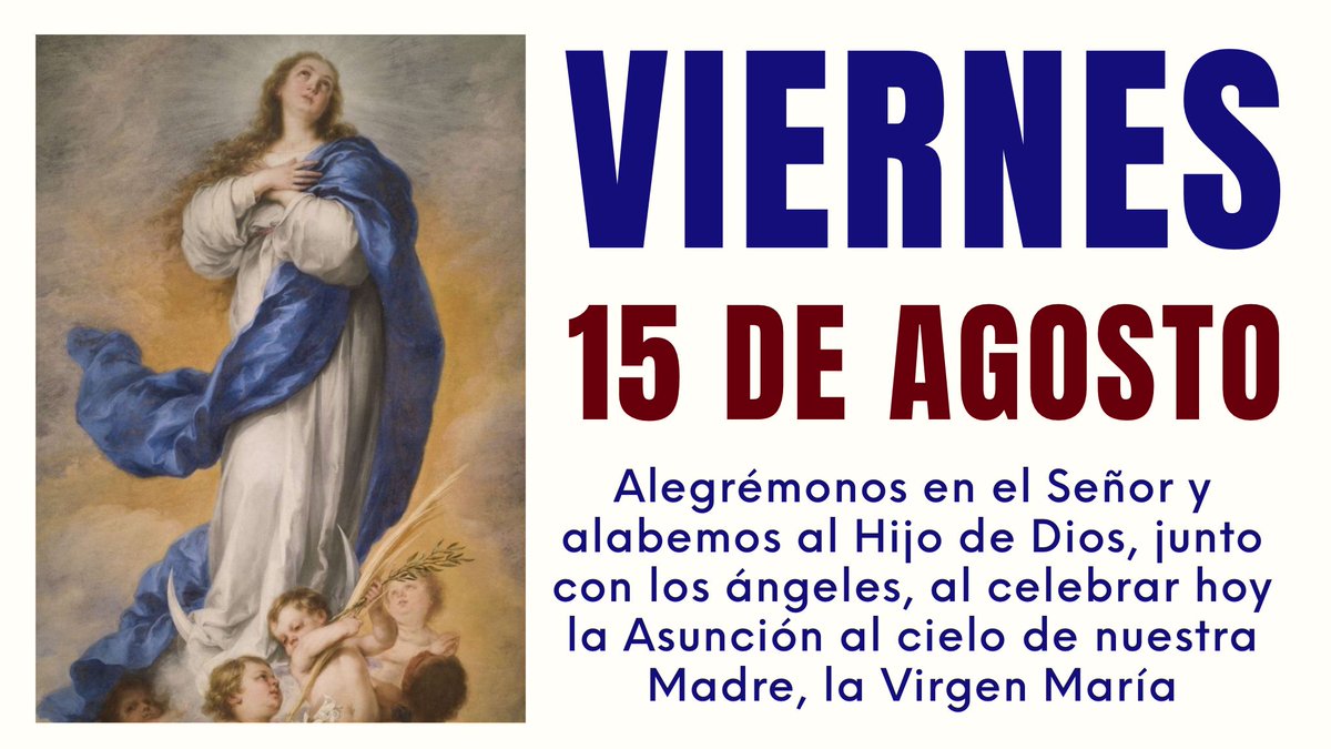 Nora Piña Ghazzaoui (@pgnora) on Twitter photo <a href="/d_mhg2014/">María H. G.</a> Buenas tardes hermana <a href="/d_mhg/">Maria H. G.</a> , #hermanos en Jesucristo Resucitado.
Hoy tenemos a nuestra madre María santísima. Celebrando la Asunción al cielo junto a su hijo .
Madre purísima y castisima, no se podía corromper su cuerpo. Es la madre de Dios y madre nuestra 🙏. Bds . <a href="/d_mhg2014/">María H. G.</a> Buenas tardes hermana <a href="/d_mhg/">Maria H. G.</a> , #hermanos en Jesucristo Resucitado.
Hoy tenemos a nuestra madre María santísima. Celebrando la Asunción al cielo junto a su hijo .
Madre purísima y castisima, no se podía corromper su cuerpo. Es la madre de Dios y madre nuestra 🙏. Bds .
